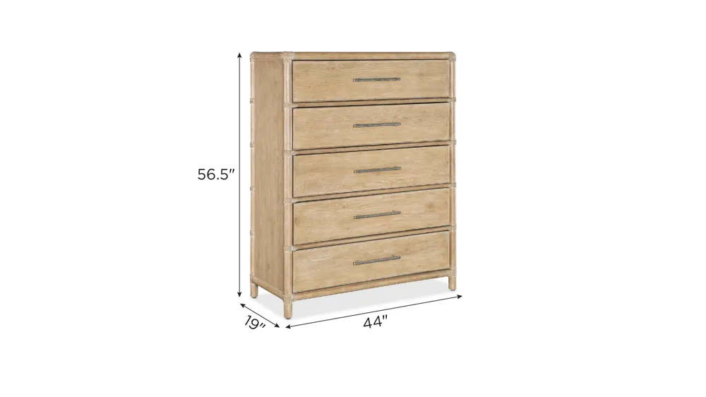 Retreat Pole Rattan Chest Dimensions
