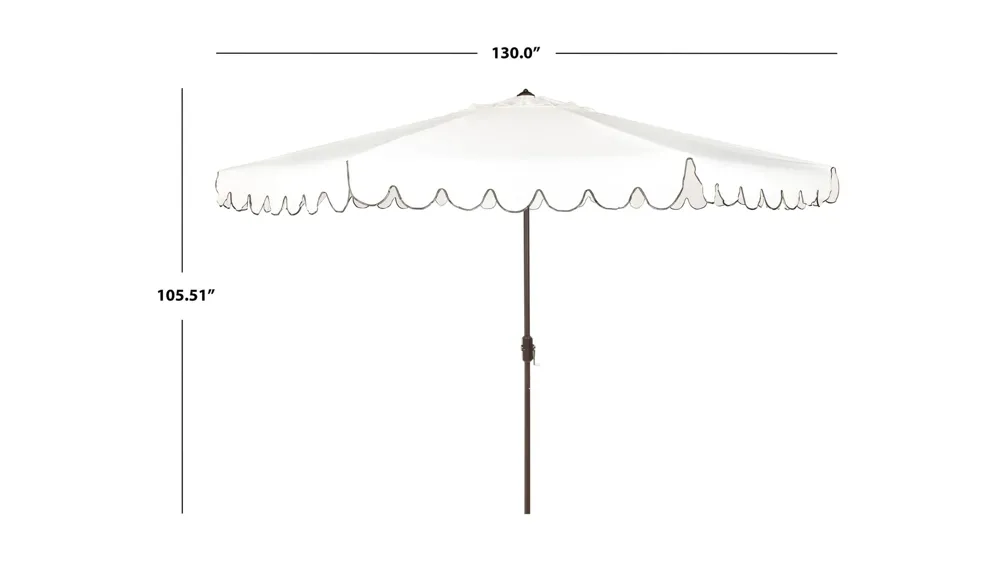 Doreen 11 ft Rnd Crank Umbrella Dimensions