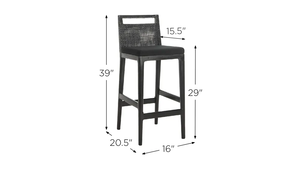 Charles Bar Stool Dimensions