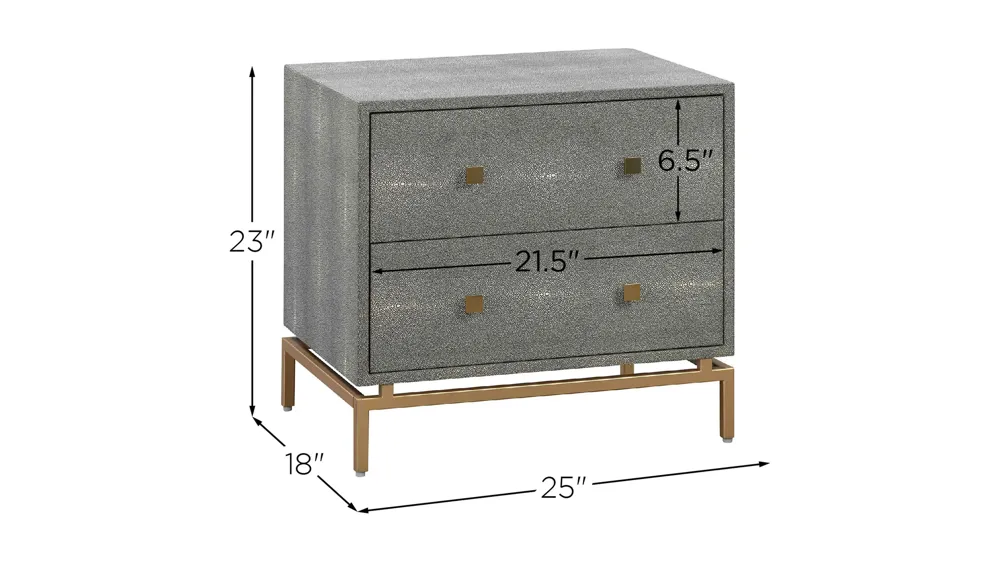 Pesce Nightstand Dimensions