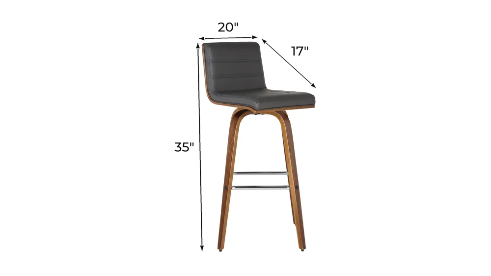 Vienna Swivel Counter Stool Dimensions