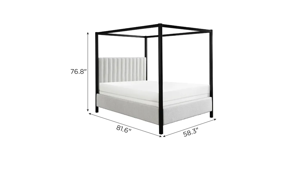 Adalyn Canopy Bed Dimensions