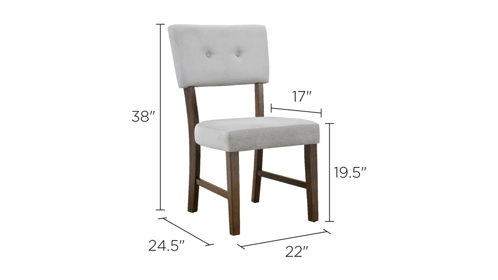 Pryce Dining Chair Dimensions