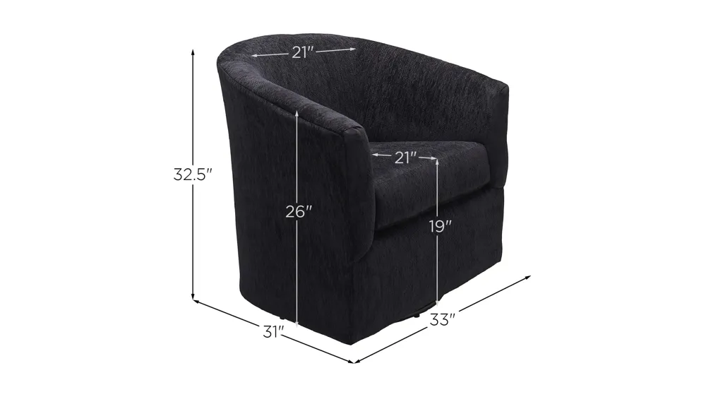 Keene Swivel Chair Dimensions