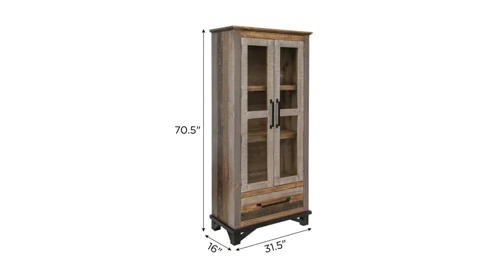 Loft Brown Cabinet Dimensions