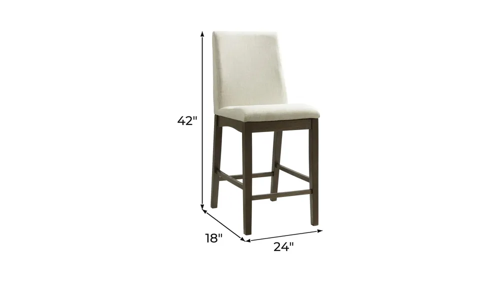 Simms Counter-Height Side Chair - Set of 2 Dimensions