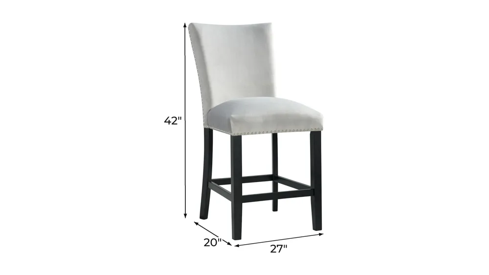 Celine Counter-Height Chair - Set of 2 Dimensions