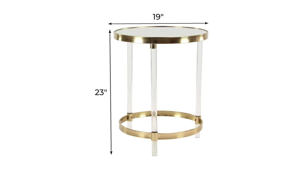 Ivy Collection Ring Accent Table Dimensions