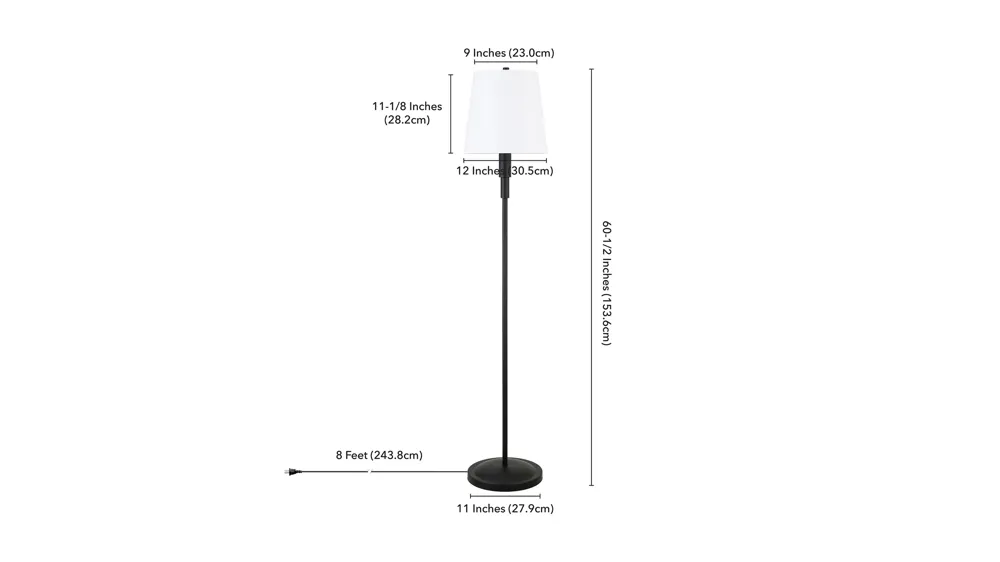 Anastasia Floor Lamp Dimensions