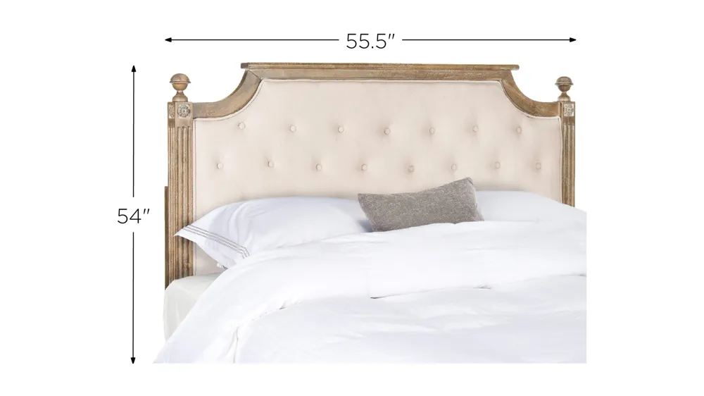 Rustic Wood Upholstered Headboard Dimensions
