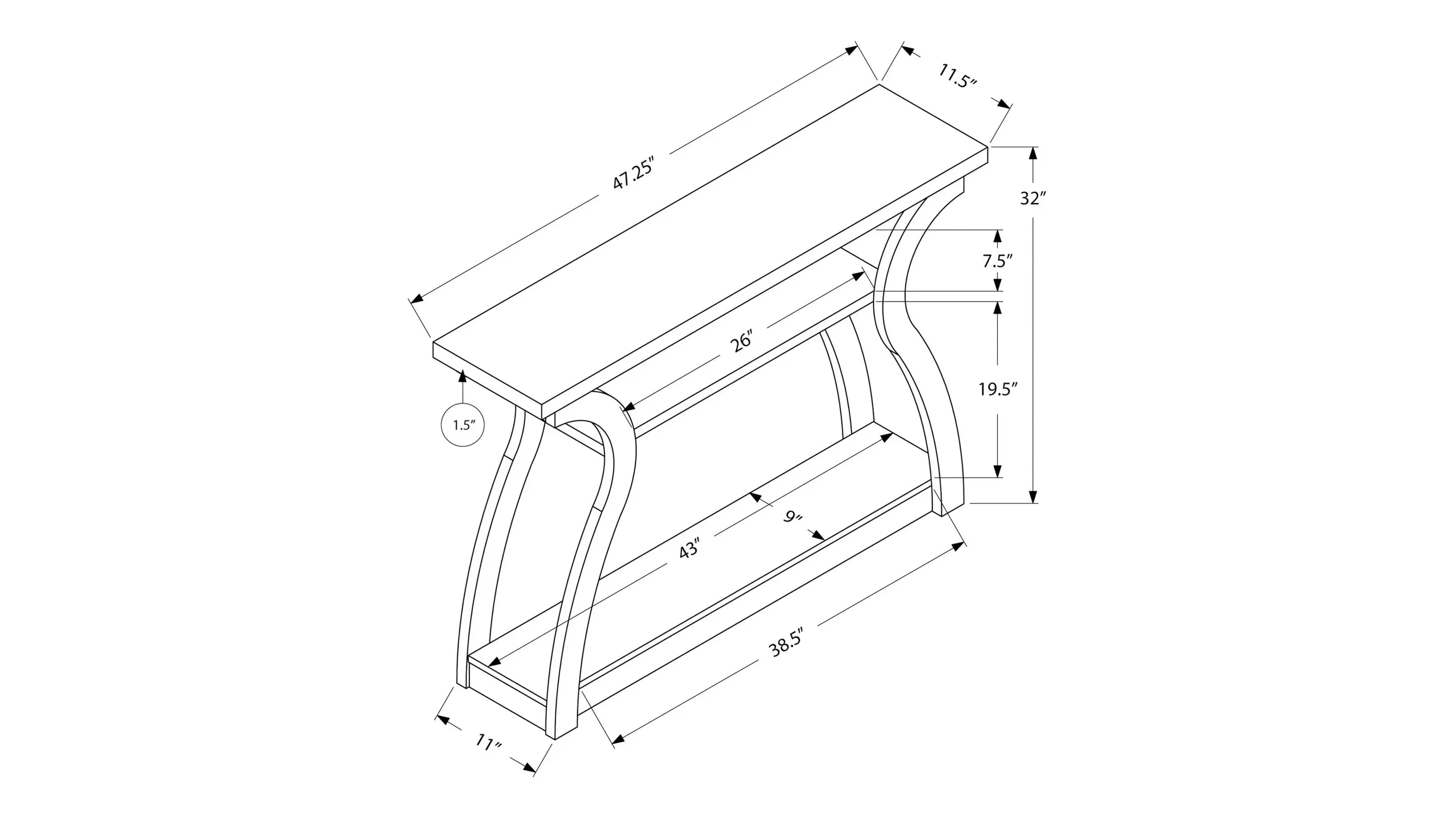 Bonnie Console Table
