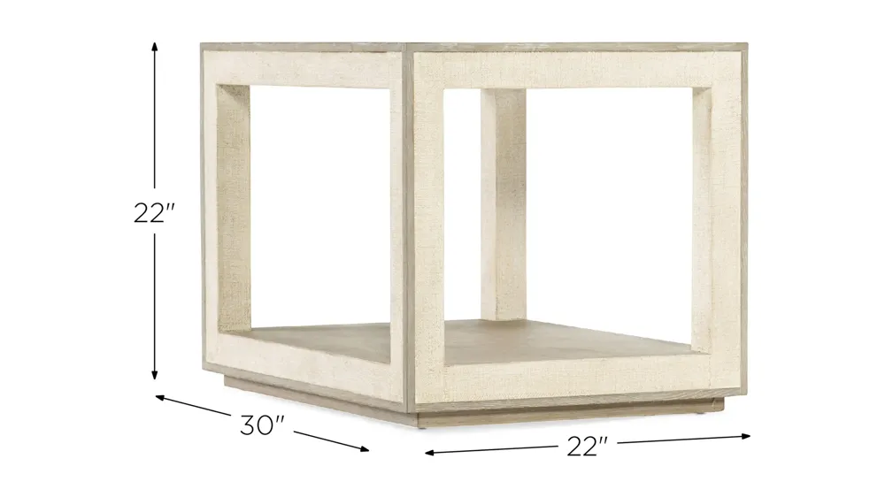 Cora End Table Dimensions