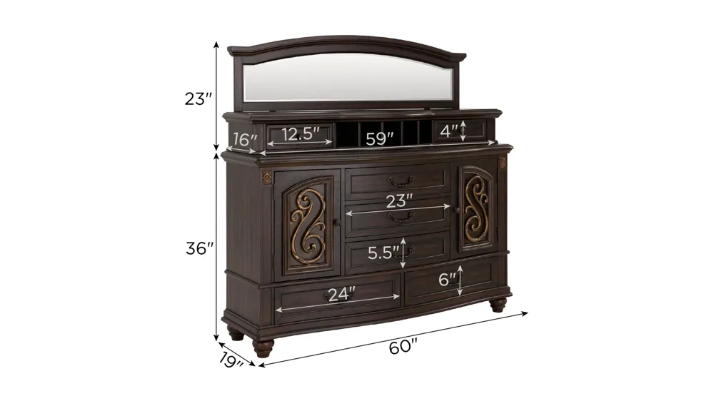 Vanderbilt China Cabinet Dimensions