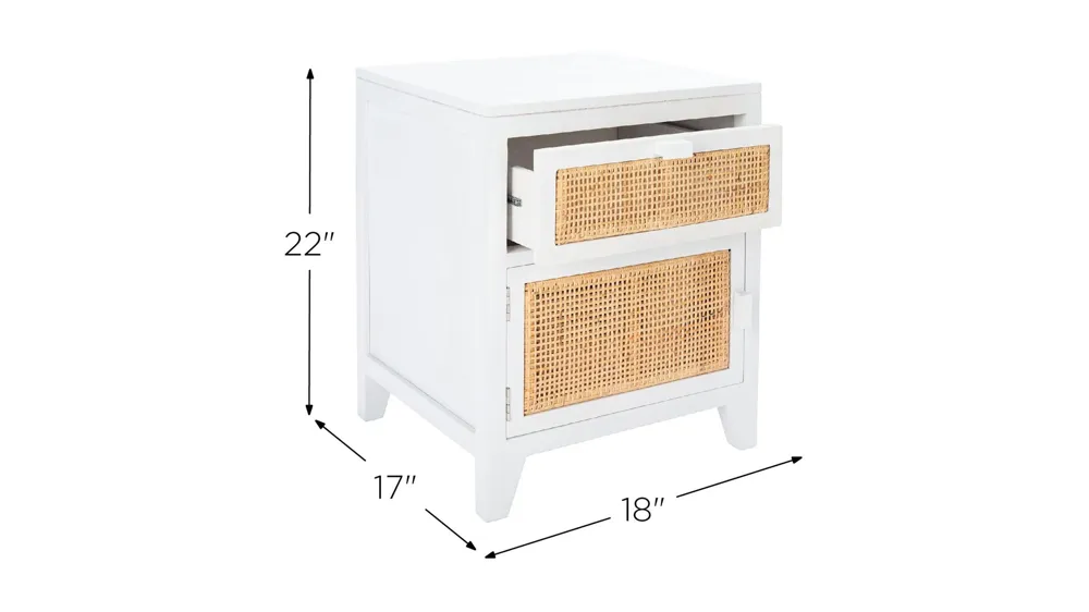 Zinnia Nightstand Dimensions