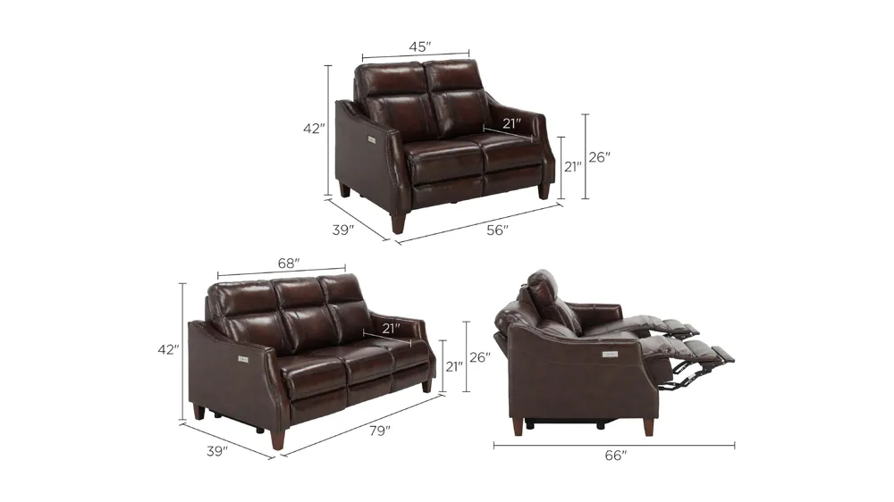 Thomas Living Room Set Dimensions
