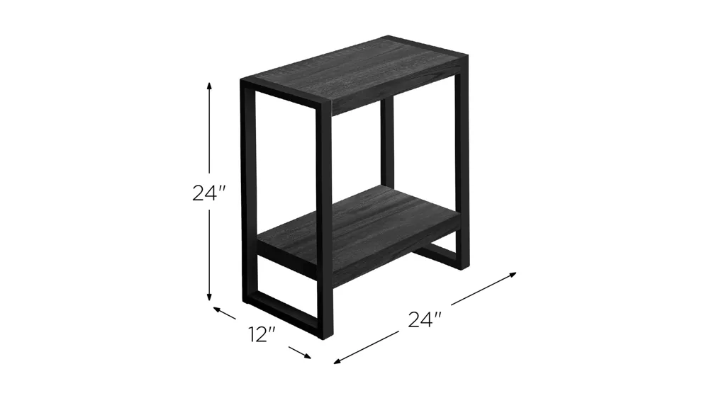 Jodie Two Tier End Table Dimensions