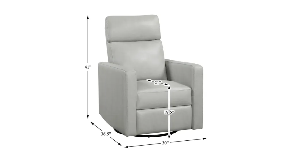 Spivey Swivel Gliding Reclining&nbsp; Chair Dimensions