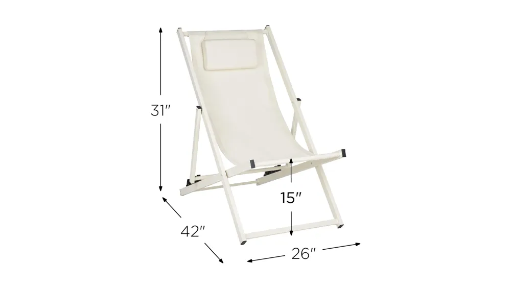 Camlin Patio Chairs Set of 2 Dimensions