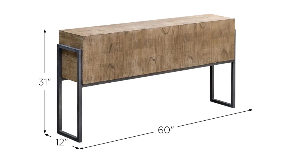 Nevis Console Table Dimensions