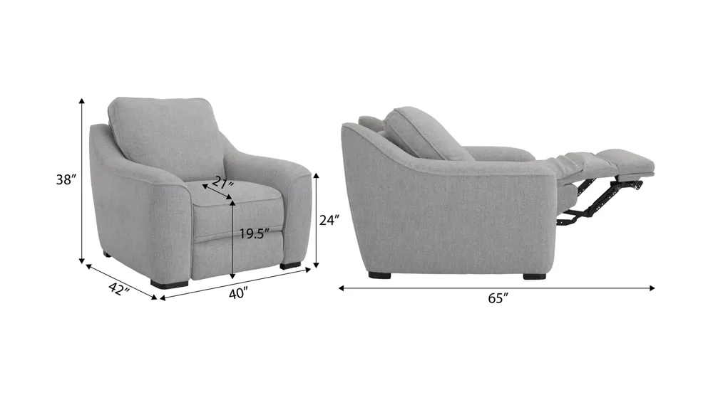 Atlas Dual Power Recliner w/ Immersive Audio Dimensions