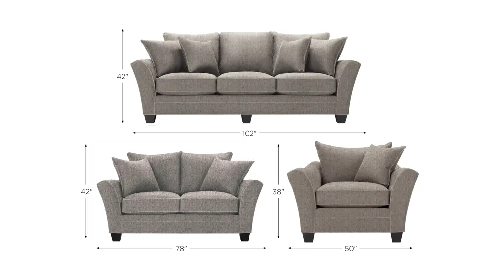 Briarwood Living Room Set Dimensions
