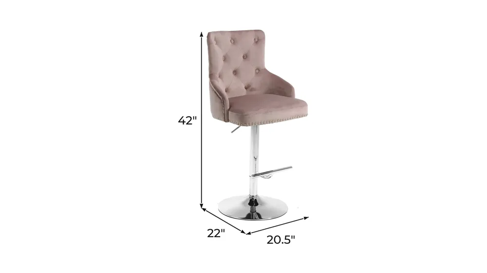 Claude Adjustable Stool - Set of 2 Dimensions