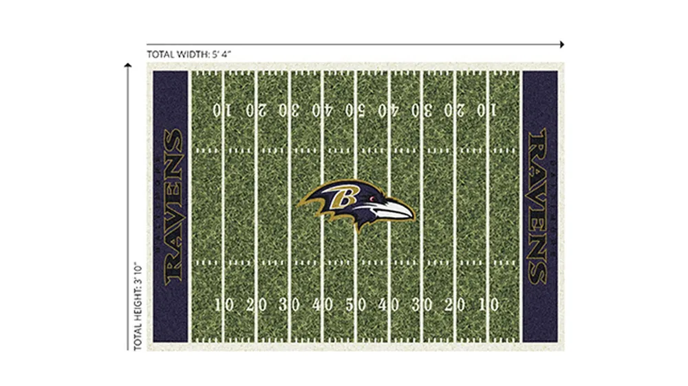 NFL Homefield Rug Dimensions