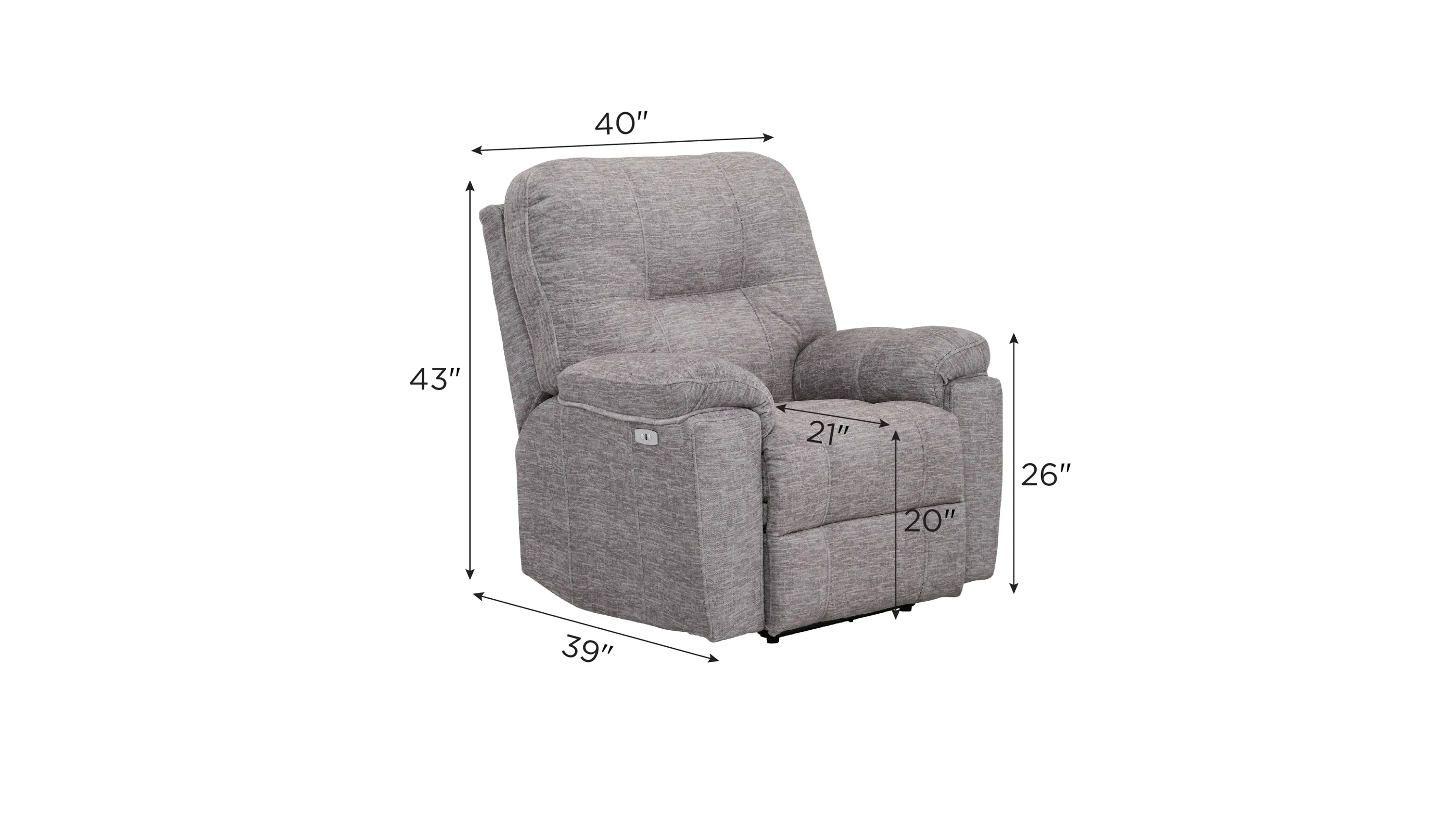 Maxon Power Recliner | Raymour & Flanigan