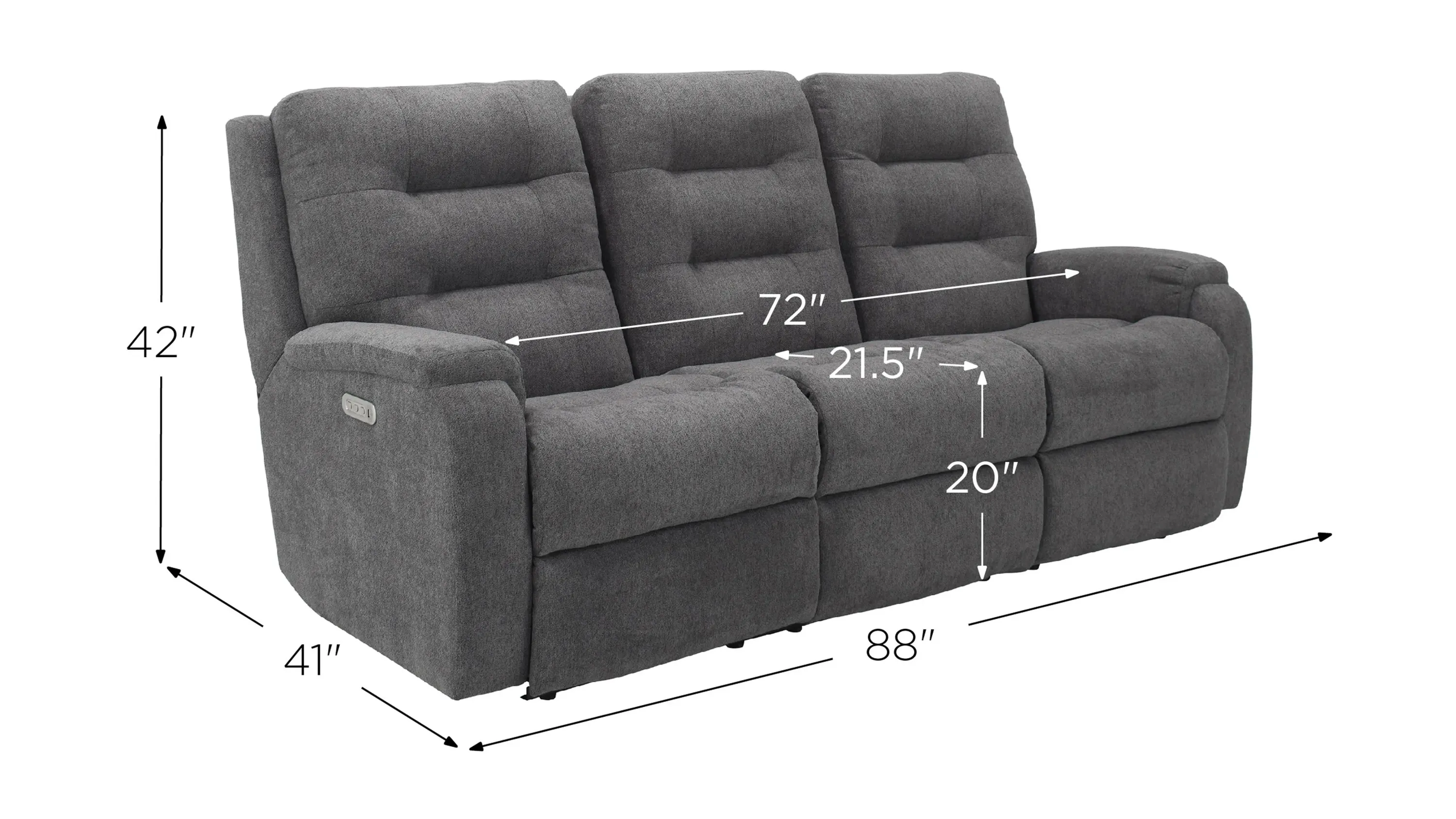 PHILTRE PHILIAセット Halenbeck Triple Power Sofa | Raymour & Flanigan