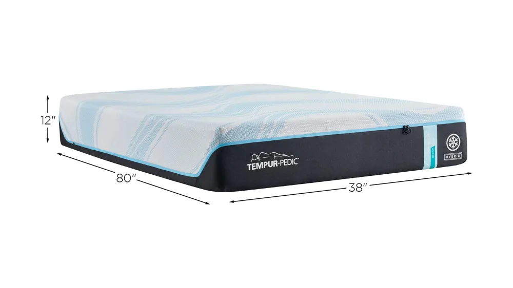 Tempur-Pedic Probreeze 2.0 Medium Hybrid Dimensions