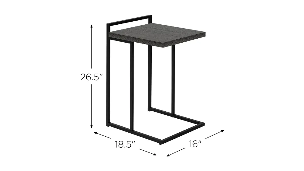 Bain End Table Dimensions