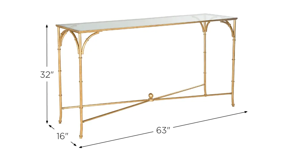 Cale Console Table Dimensions