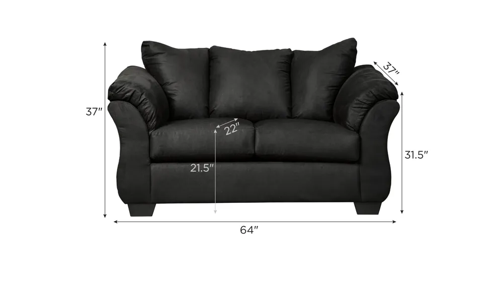 Whitman Loveseat Dimensions