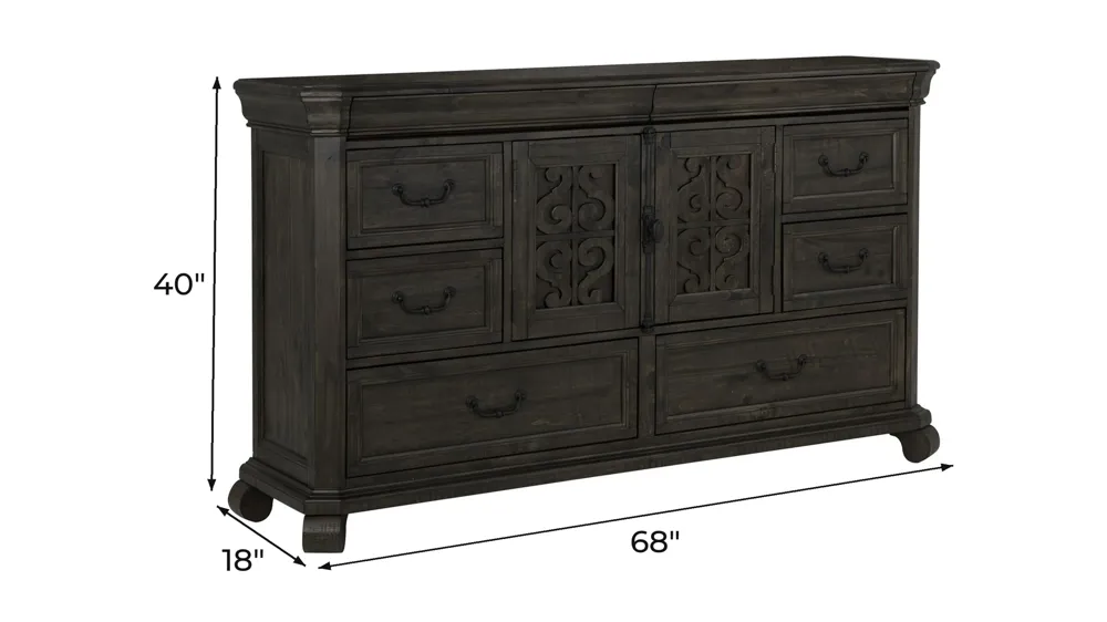 Bellamy Bedroom Dresser Dimensions