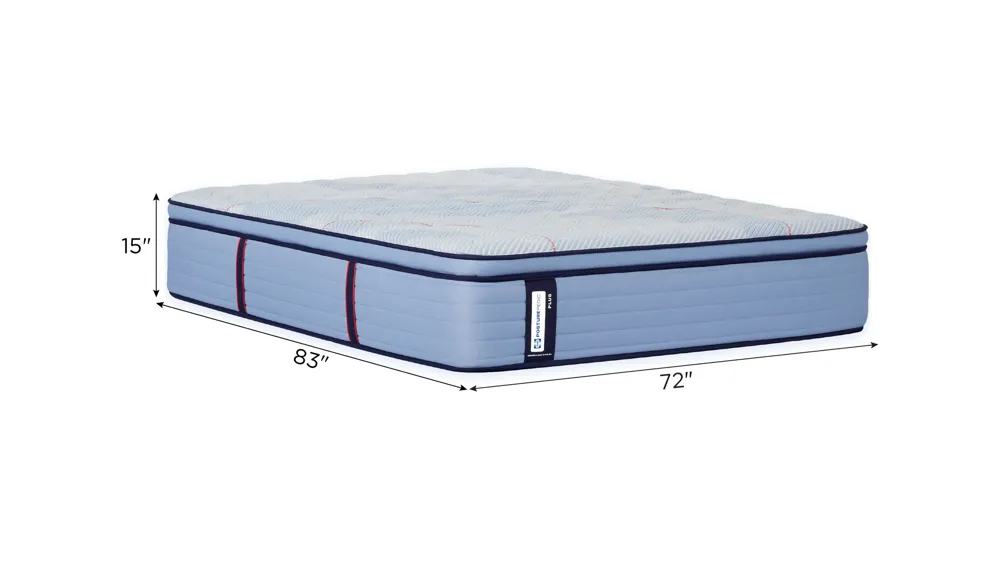 Sealy Posturepedic Plus London Grove Medium Euro Pillowtop Mattress Dimensions