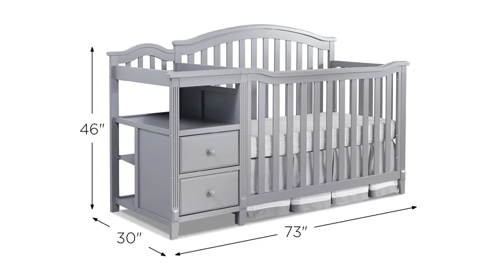 Berkley Crib & Changer Dimensions