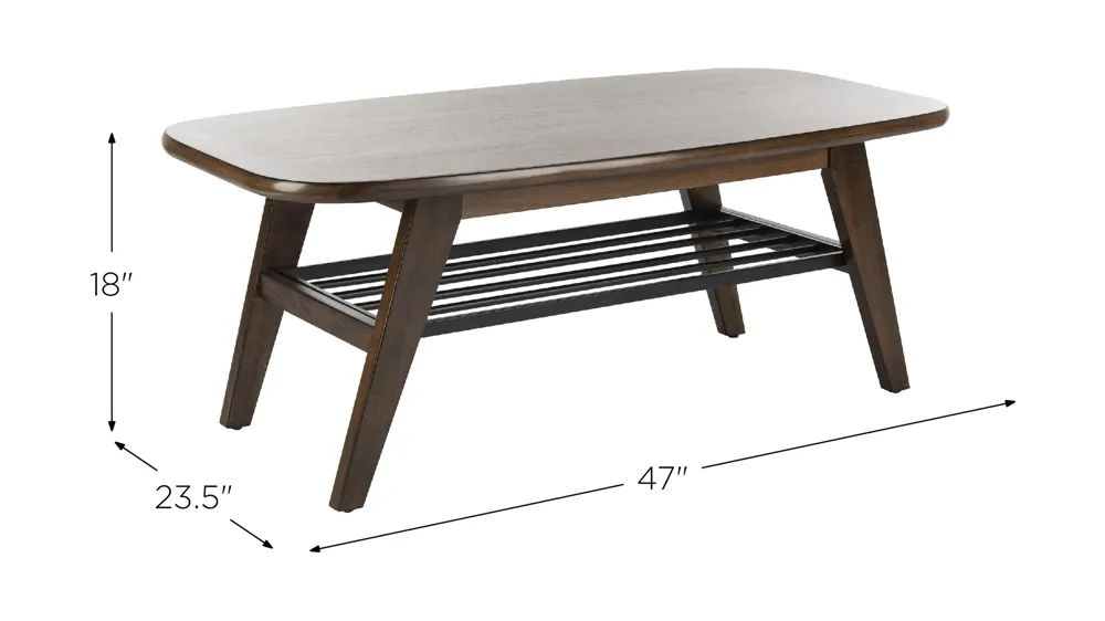 Wynton 2 Tier Coffee Table Dimensions