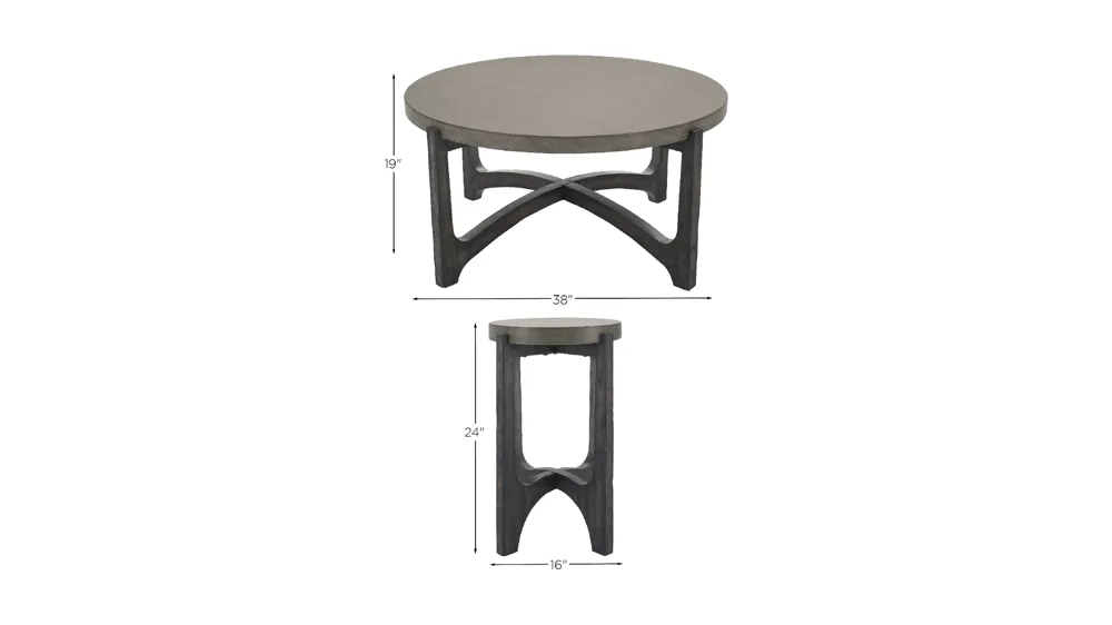Gerald 3-pc Occasional Tables Dimensions