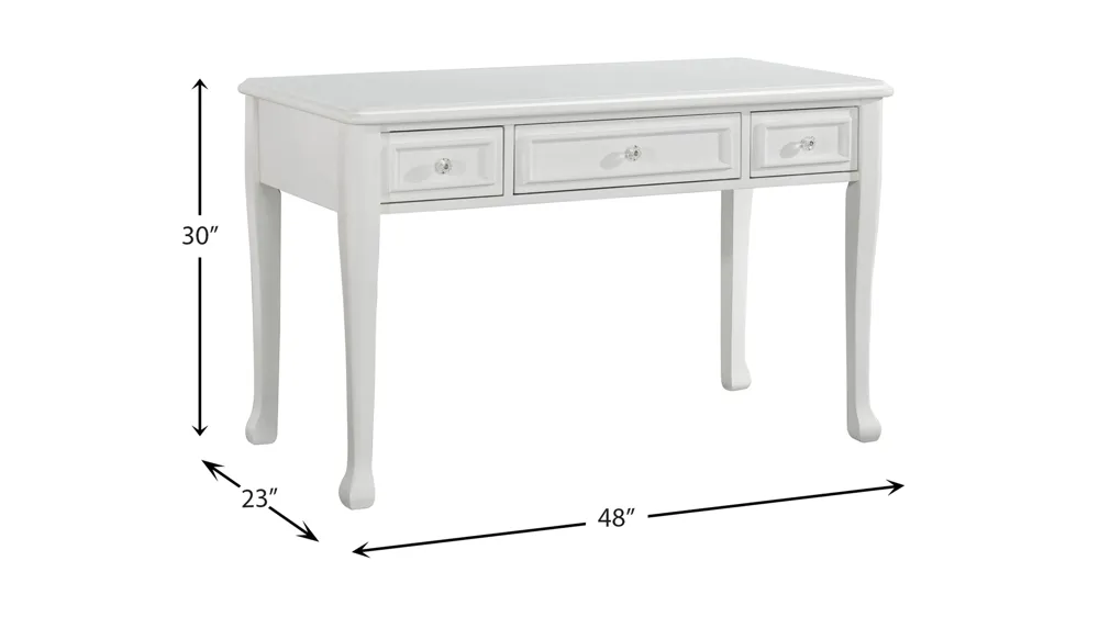 Jenna 3 Drawer Desk Dimensions