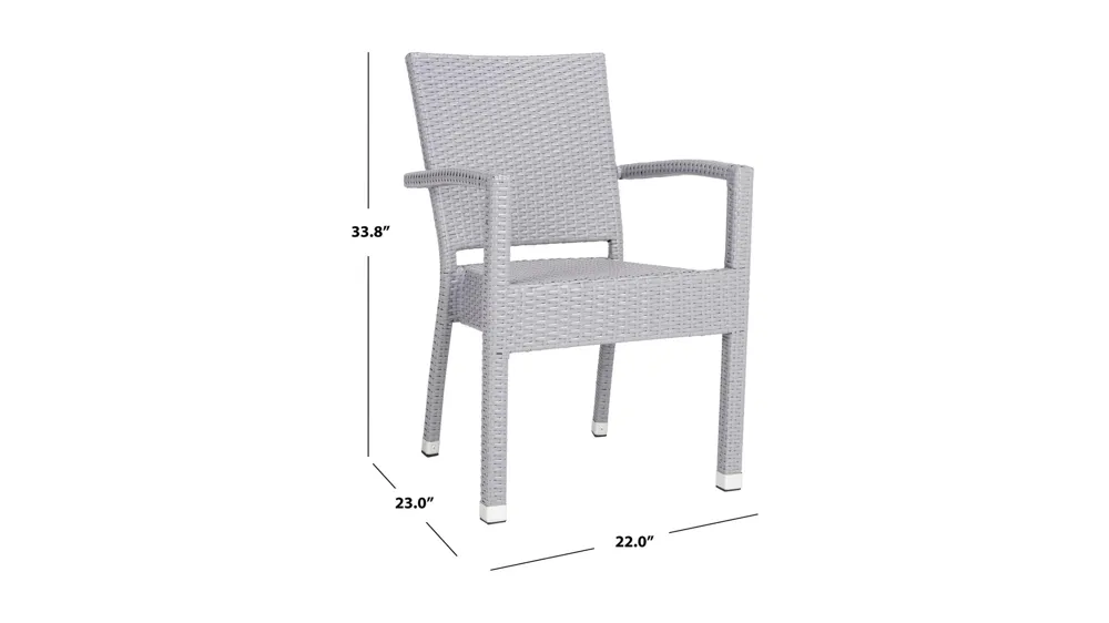 Ripley Stacking Arm Chair Dimensions