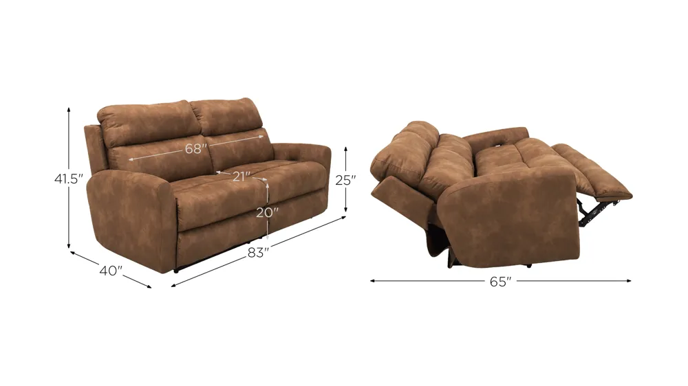 Prescott Power Sofa Dimensions