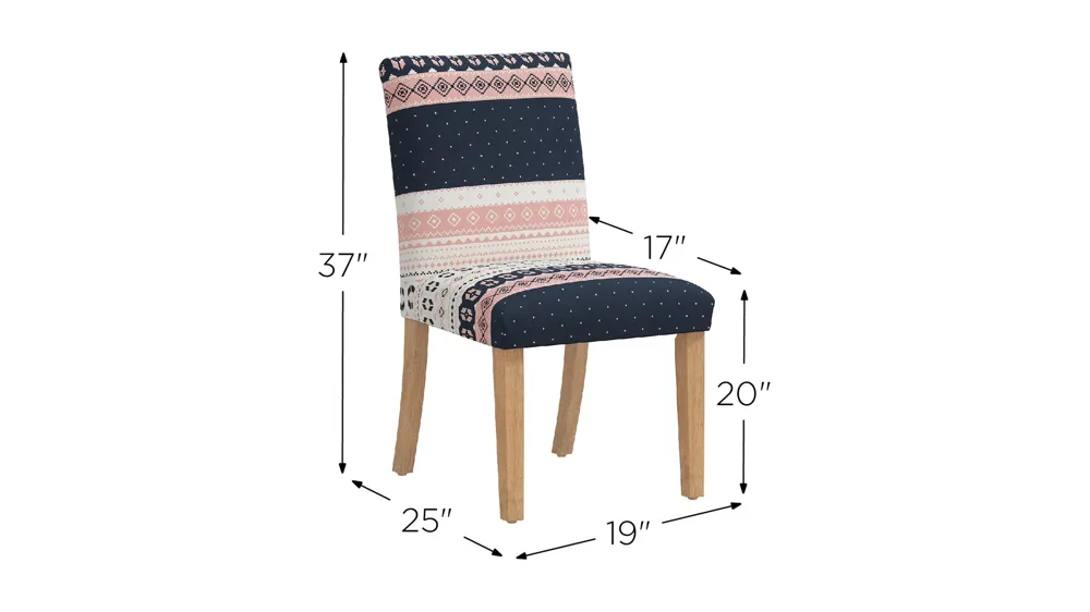 Merry Upholstered Dining Chair Dimensions