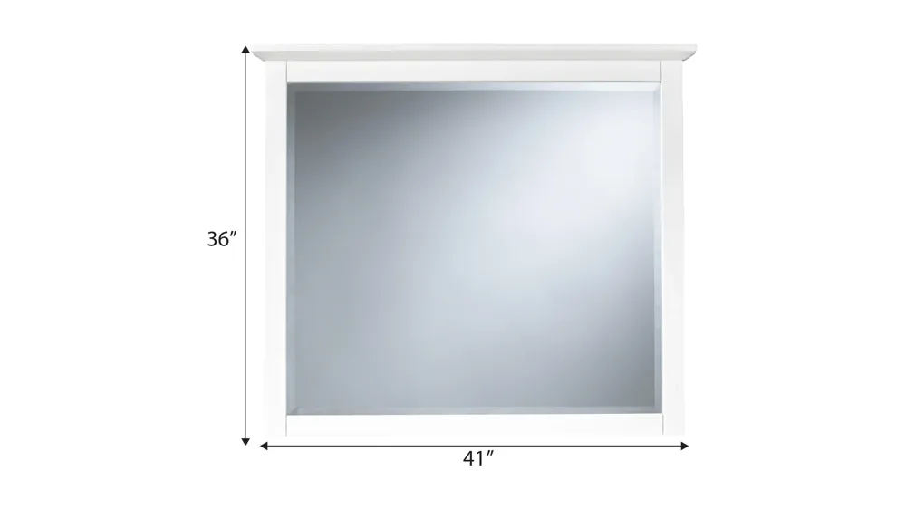 Tompkins Bedroom Dresser Mirror Dimensions