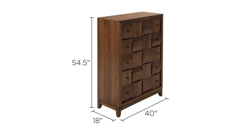Jovie Bedroom Chest Dimensions