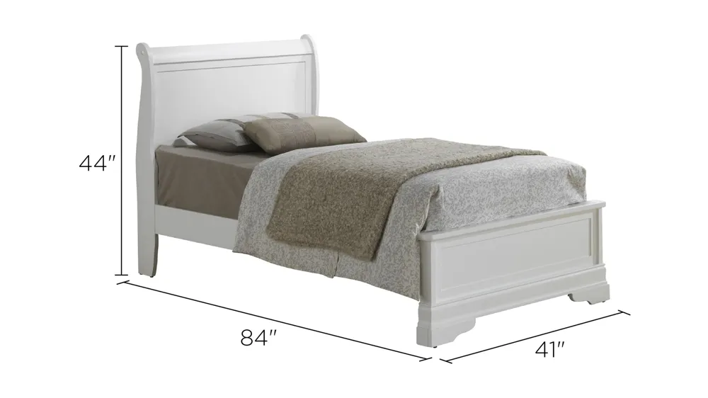Rossie Panel Bed Dimensions