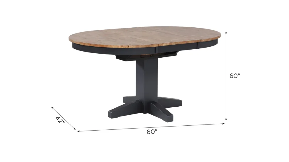 Autumn Winds Dining Table Dimensions
