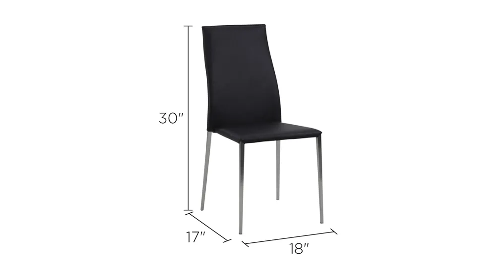 Elsa Dining Chairs - Set of 4 Dimensions
