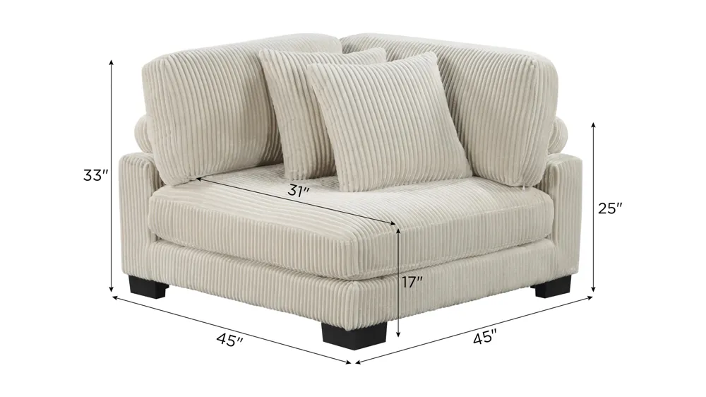 Maverick Corner Dimensions