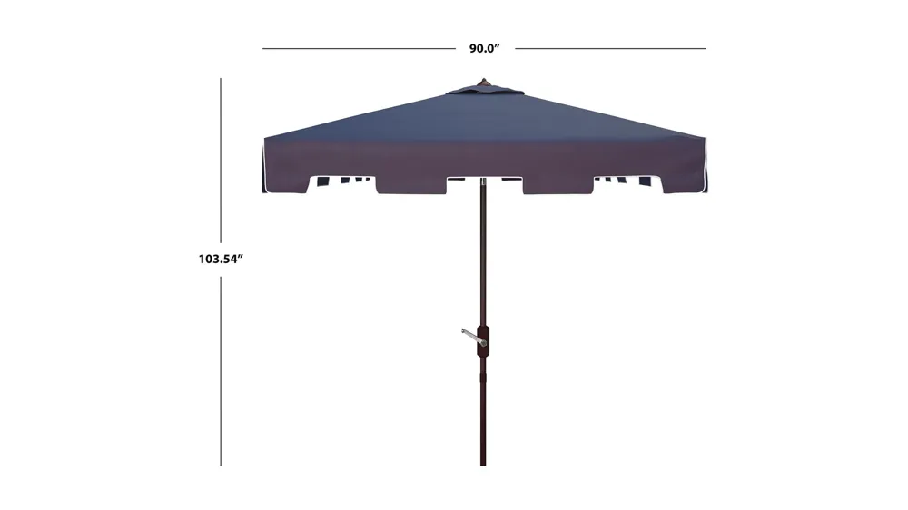 Burton Outdoor Square Market Umbrella Dimensions