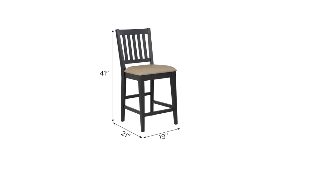 Autumn Winds Counter Stool - Set of 2 Dimensions